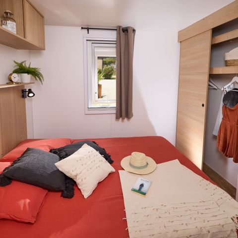 Stacaravan 6 personen - Stacaravan Vanilla met 3 slaapkamers en airconditioning