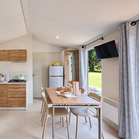 Stacaravan 6 personen - 3-slaapkamer Mobile CANNELLE (33m²) met airconditioning