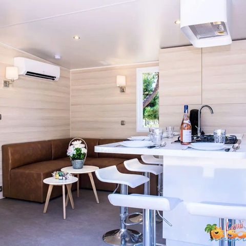 Stacaravan 4 personen - VIP Cottage 3 kamers 4 personen Airconditioning + TV