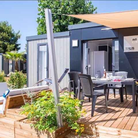 Stacaravan 4 personen - Cottage VIP TV Clim Plancha - 2 slaapkamers / 2 badkamers - 4 pers.