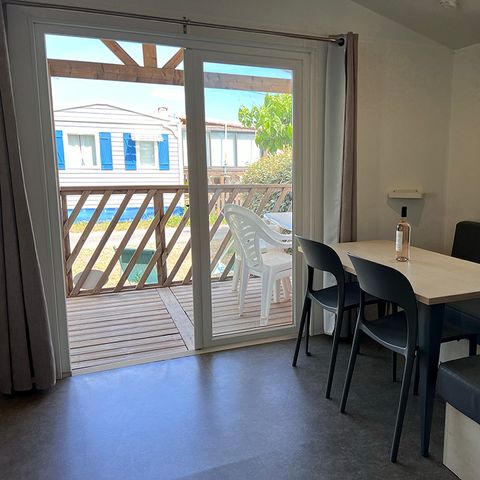 Stacaravan 6 personen - Huis TI - 30m² - 2 kamers