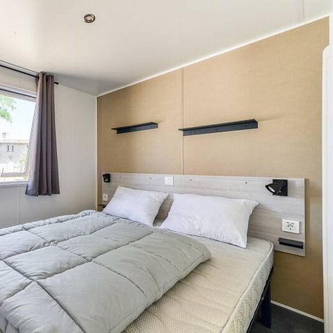 Stacaravan 6 personen - Mobile-home | Premium | 3 slaapkamers | 6 pers. | Verhoogd terras | Airconditioning.