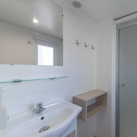 Stacaravan 6 personen - Mobile-home | Premium | 3 slaapkamers | 6 pers. | Verhoogd terras | Airconditioning.
