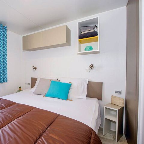 Stacaravan 8 personen - Mobile-home | Premium | 3 slaapkamers | 6/8 pers. | Verhoogd terras | Air-con.