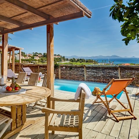 Stacaravan 8 personen - Lodge Riviera - 2 tot - Met airconditioning Plancha