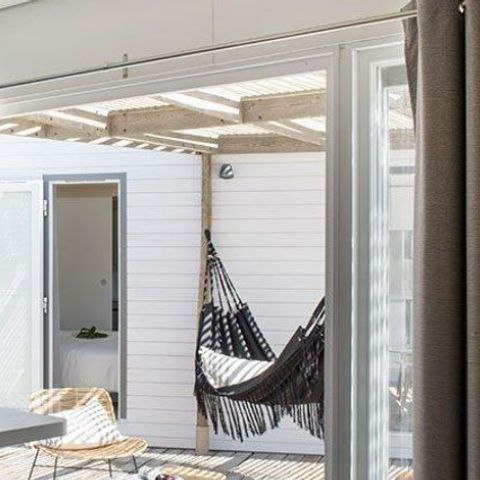 Stacaravan 6 personen - Lodge - 2 tot - Met airconditioning Plancha