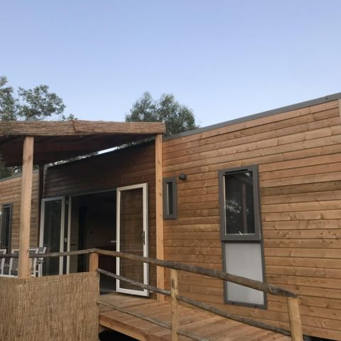 Stacaravan 6 personen - Lodge - 2 tot - Met airconditioning Plancha