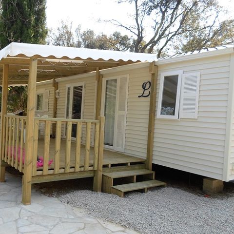 Stacaravan 6 personen - Privilège B - 3 slaapkamers - 6 personen