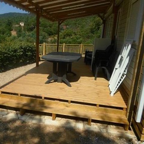 Stacaravan 6 personen - Cottage Espace A - 3 slaapkamers - 6 personen