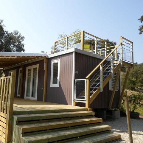 Stacaravan 4 personen - Privilège Solarium - 2 Slaapkamers - 4 Slaapplaatsen