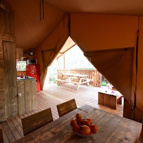 UNIEKE ACCOMMODATIE 6 personen - Bergerie Lodge - 2 slaapkamers en 1 kajuitbed