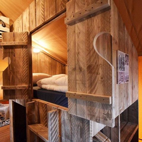Uniek 6 personen - Bergerie Lodge - 2 slaapkamers en 1 kajuitbed