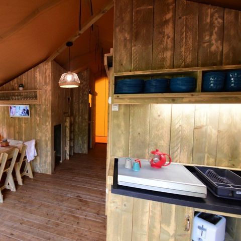 UNIEKE ACCOMMODATIE 6 personen - Bergerie Lodge - 2 slaapkamers en 1 kajuitbed