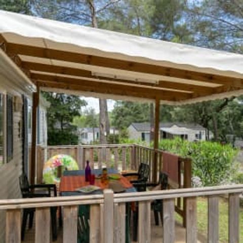 Stacaravan 7 personen - Cottage 6/7p 3ch met airconditioning ***