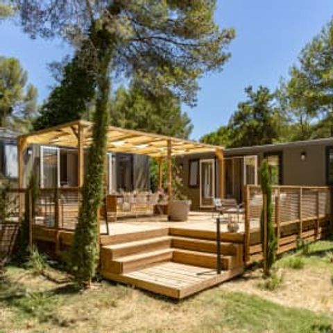 Stacaravan 10 personen - Cottage VRIENDEN 10p 5ch airconditioning ****