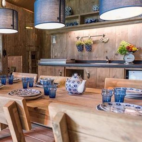 Tent van canvas en hout 8 personen - SunLodge Pamoja & Kambi