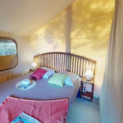Safaritent 4 personen - Eco Lodge Verdon - 34m² - 2 kamers (zonder badkamer)