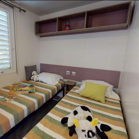 Stacaravan 6 personen - Cottage Confort 3 slaapkamers + Airconditioning + Afwasmachine