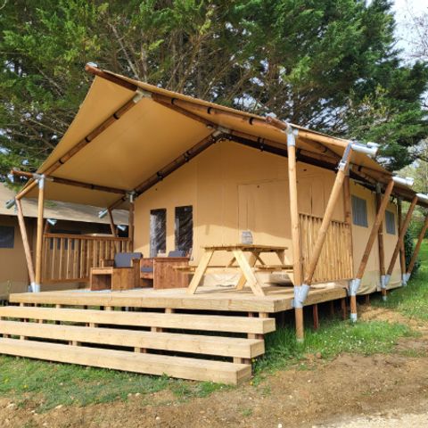 Safaritent 4 personen - Safaritent 4 met sanitair