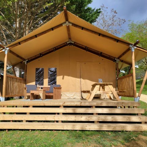 Safaritent 4 personen - Safaritent 4 met sanitair