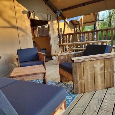 Safaritent 6 personen - Safaritent 6 met sanitair