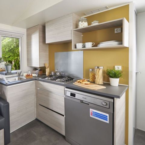 Stacaravan 6 personen - Premium - 3 slaapkamers