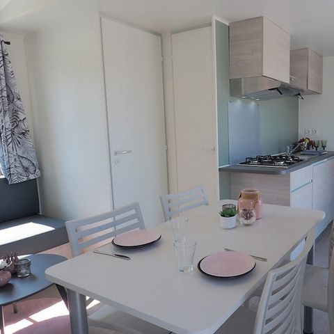 Stacaravan 4 personen - Klassiek 2 slaapkamers 4 personen