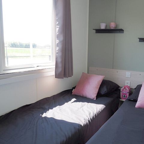 Stacaravan 4 personen - Klassiek 2 slaapkamers 4 personen