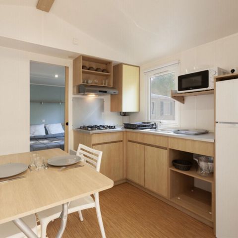 Stacaravan 2 personen - Klassiek - 1 slaapkamer