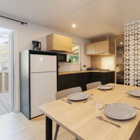 Stacaravan 4 personen - Confort+ - 2 slaapkamers