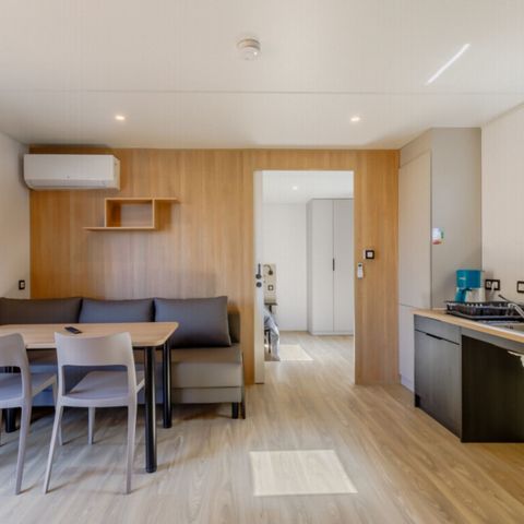 Stacaravan 4 personen - Confort+ - 2 slaapkamers - PRM