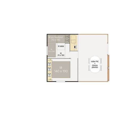 Safaritent 5 personen - Tithome 4/5 personen