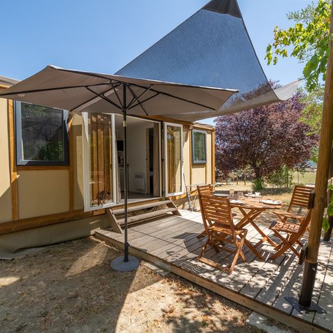 LODGE 4 personen - Ciela Mobilodge - 2 slaapkamers (geen badkamer)