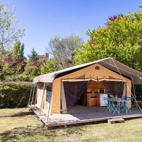 Tent 5 personen - Ciela Nature Lodge - 2 slaapkamers - Keuken - Badkamer