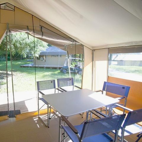 Tent 5 personen - Ciela Nature Lodge - 2 slaapkamers - Keuken - Badkamer