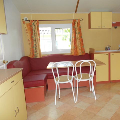 Stacaravan 6 personen - 3 slaapkamers