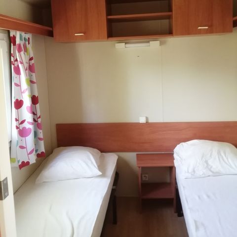 Stacaravan 4 personen - 2 slaapkamers 27m2