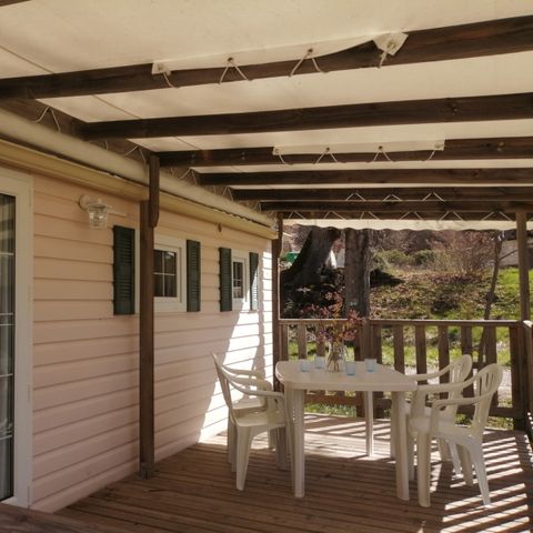 Stacaravan 4 personen - 2 slaapkamers 27m2
