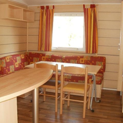Stacaravan 4 personen - Comfort 26m² (2 kamers) + 10m² overdekt terras