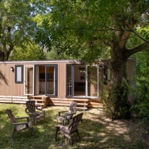 Stacaravan 6 personen - Vakantiehuis Libellule 6p 3bed 2bad **** airconditioning