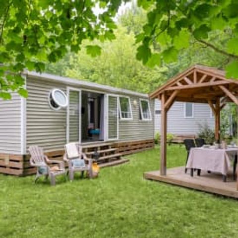 Stacaravan 6 personen - Vakantiehuis Coquelicot 6p 3ch 1sdb ***