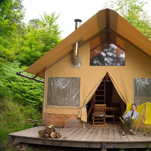 Safaritent 5 personen - Cabane