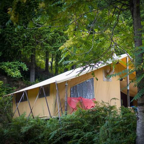 Tent 4 personen - Canadees met houtkachel