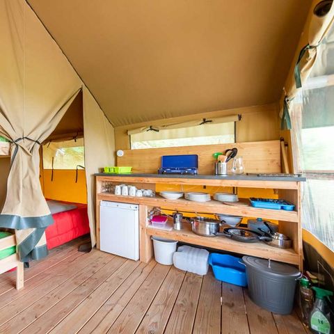 Safaritent 5 personen - Baroudeur (zonder eigen badkamer)