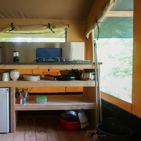 Safaritent 4 personen - Baroudeur (zonder eigen badkamer)