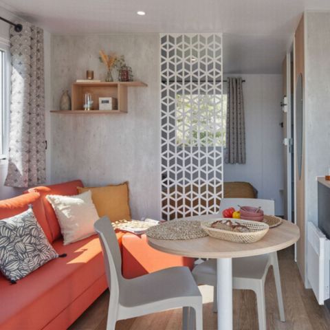 Stacaravan 8 personen - Sunêlia Luxe-lodge met jacuzzi - 4 slaapkamers