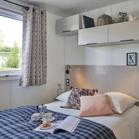 Stacaravan 8 personen - Sunêlia Luxe-lodge met jacuzzi - 4 slaapkamers