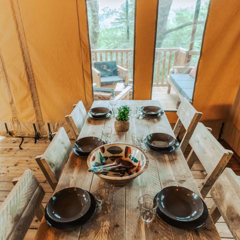 Safaritent 5 personen - Lodge Prestige Plus Tent 2 Slaapkamers - 5 Pers