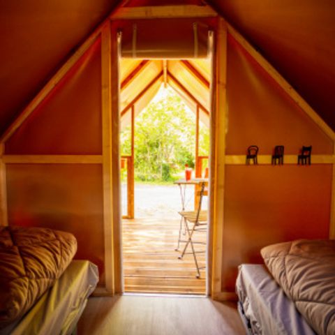 Safaritent 2 personen - Cyclo Tent Lodge, geen sanitair, geen keuken