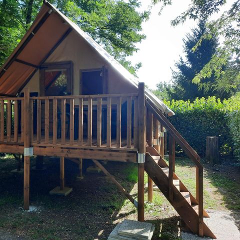 Safaritent 5 personen - Amazone Lodge, geen sanitaire voorzieningen